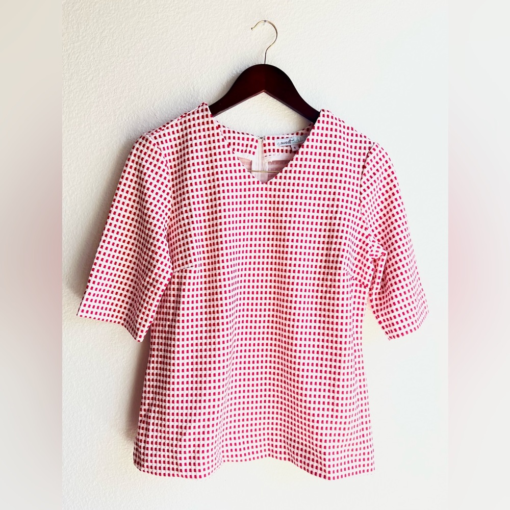 Retro Checkered Top